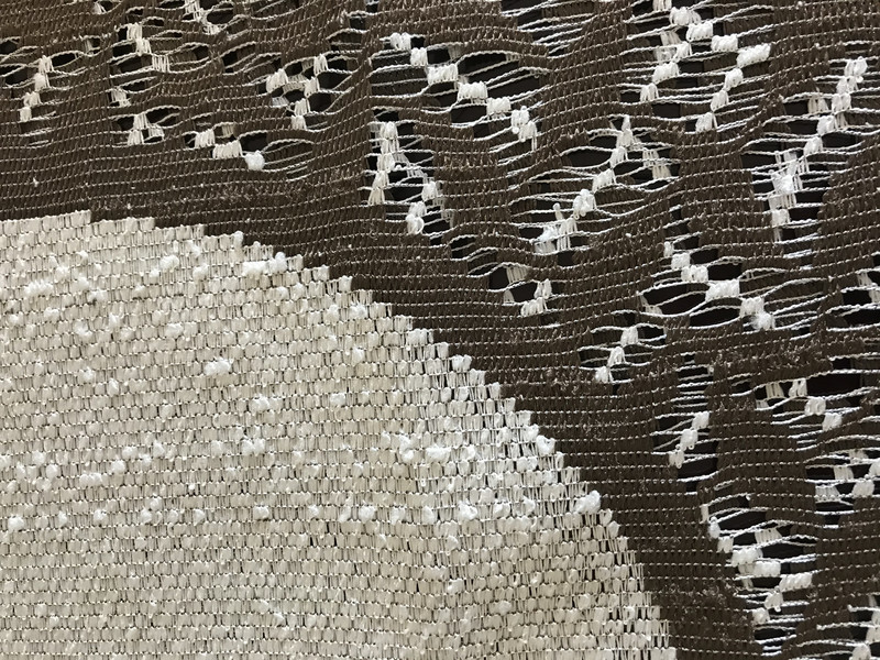 Покривка за маса дантела Wisan Gobi, овална, 130 x 180 см, Бежов/Кафяв