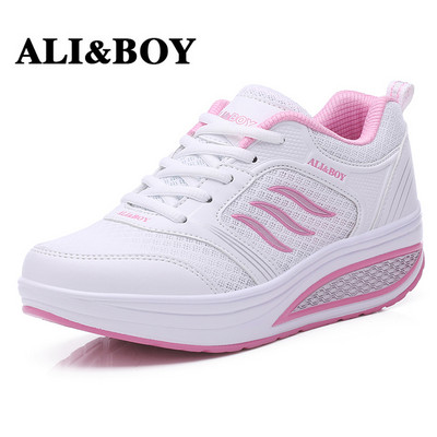 Ženske tekstilne tenisice sa zračnom komorom i vezicama