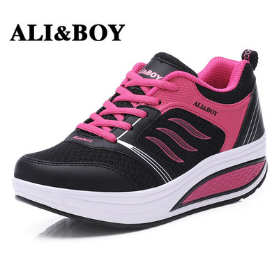 Ženske tekstilne tenisice sa zračnom komorom i vezicama