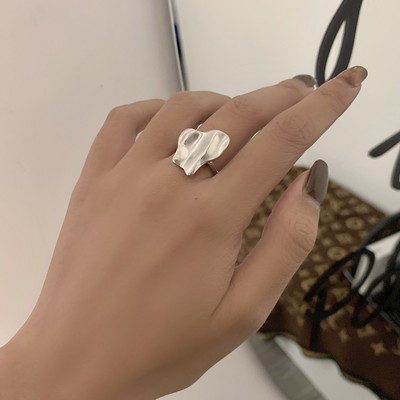 Ασημί γυναικείο casual δαχτυλίδι λεπτό μοντέλο