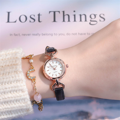 Καθημερινό ρολόι με λουράκι από οικολογικό δέρμα