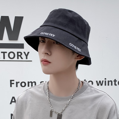 Ανδρικό καλοκαιρινό καπέλο ηλίου με κεντητή επιγραφή