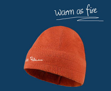 Ανδρικό χειμερινό καπέλο με επιγραφή σε τρία χρώματα