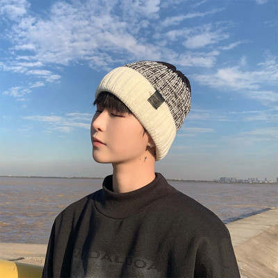 Ανδρικό πλεκτό καπέλο σε πολλά χρώματα