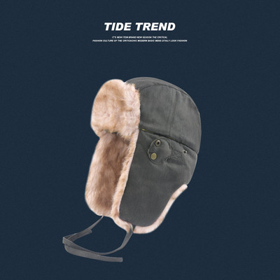 Χειμερινή σκουφιά με ζεστή φόδρα για άνδρες