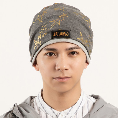 Ежедневна шапка с емблема-за мъже