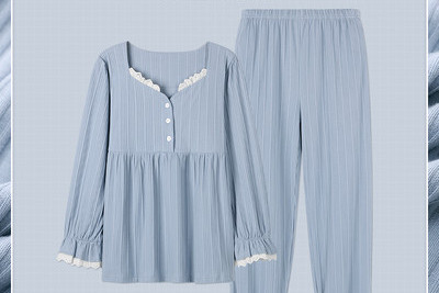 Aktuelne dvodijelne pidžame u plavoj boji za parove
