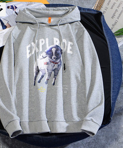 Ανδρικό καθημερινό φούτερ με εφαρμογή χρώματος