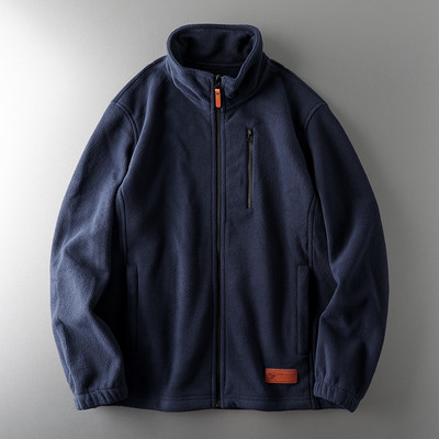 Hanorac polar pentru bărbați cu guler înalt - trei culori