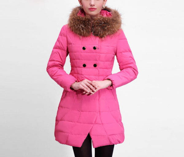 Új modell női kabát kapucnis pehelyes - két modell