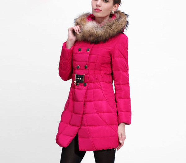 Új modell női kabát kapucnis pehelyes - két modell
