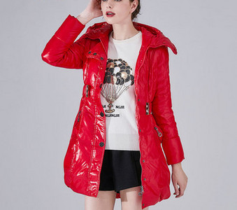 Geaca de dama de iarna model nou cu gluga si buzunare - mai multe culori