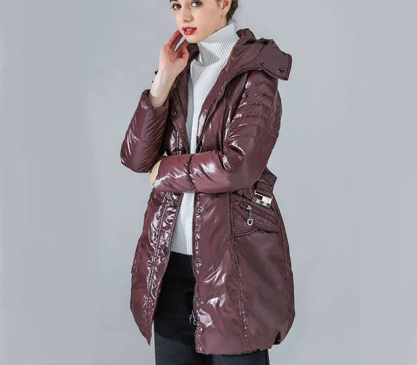 Geaca de dama de iarna model nou cu gluga si buzunare - mai multe culori