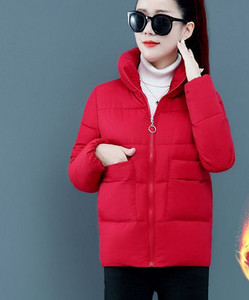 Geaca de iarna cu buzunare si fermoar pentru femei