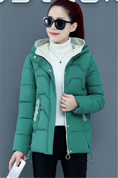 Őszi-téli női kabát kapucnival több színben