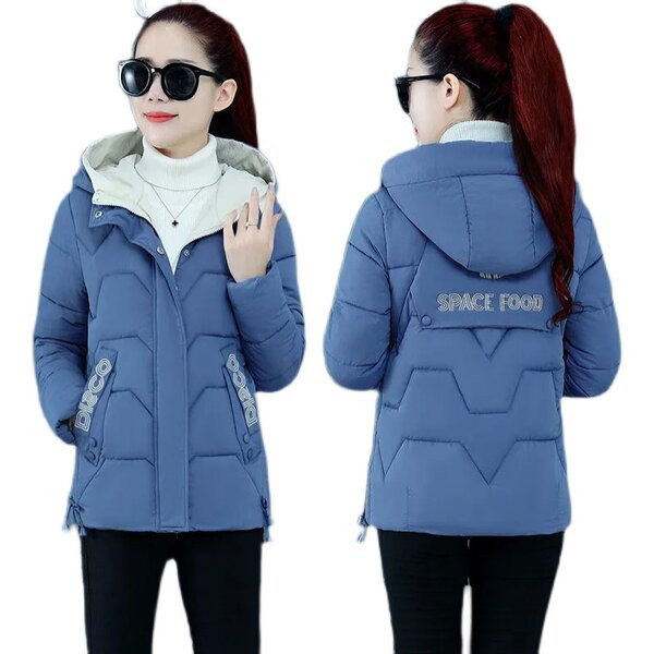 Őszi-téli női kabát kapucnival több színben