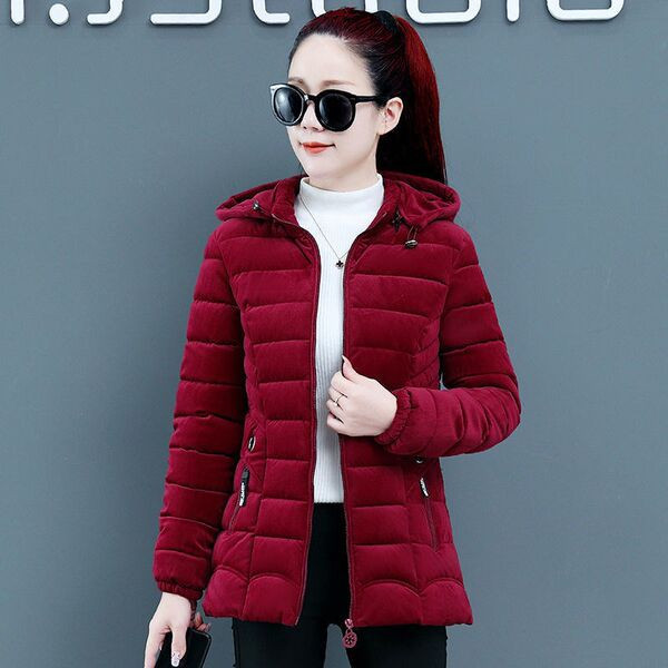 Rövid télikabát kordbársonyból