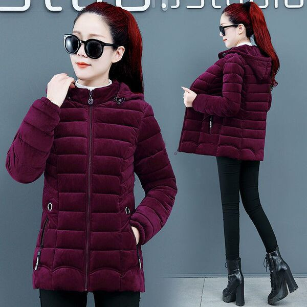 Rövid télikabát kordbársonyból