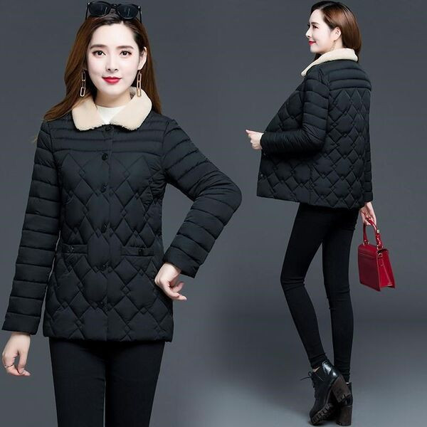 Jachetă de primăvară damă cu guler și nasturi în jos