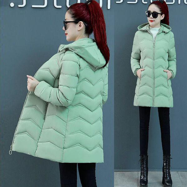 Incalzitoare dama cu model curat de lungime medie