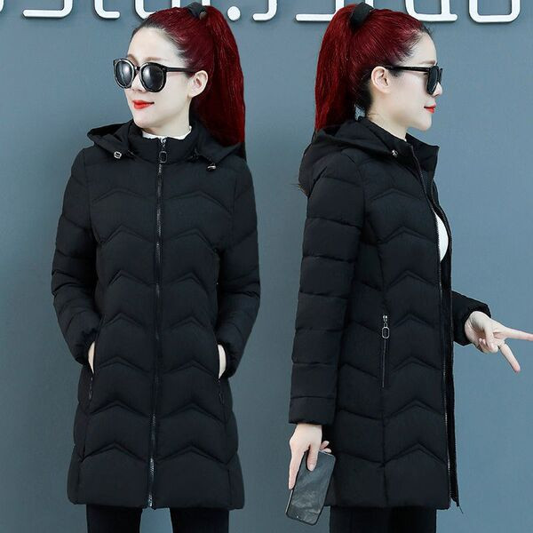 Incalzitoare dama cu model curat de lungime medie