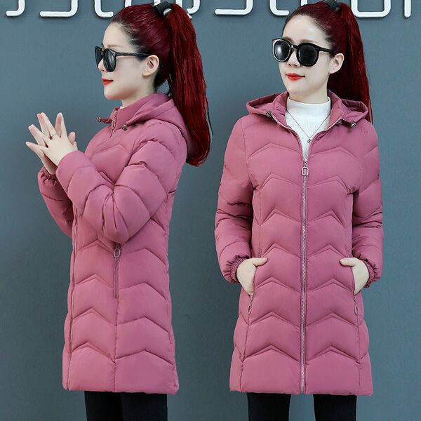 Incalzitoare dama cu model curat de lungime medie