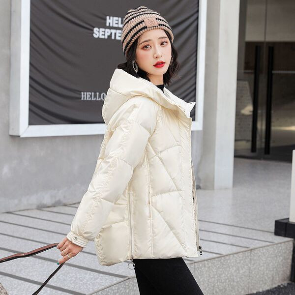 Jachetă de damă din bumbac cu glugă potrivită pentru utilizarea de zi cu zi