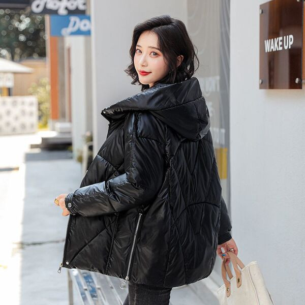 Jachetă de damă din bumbac cu glugă potrivită pentru utilizarea de zi cu zi