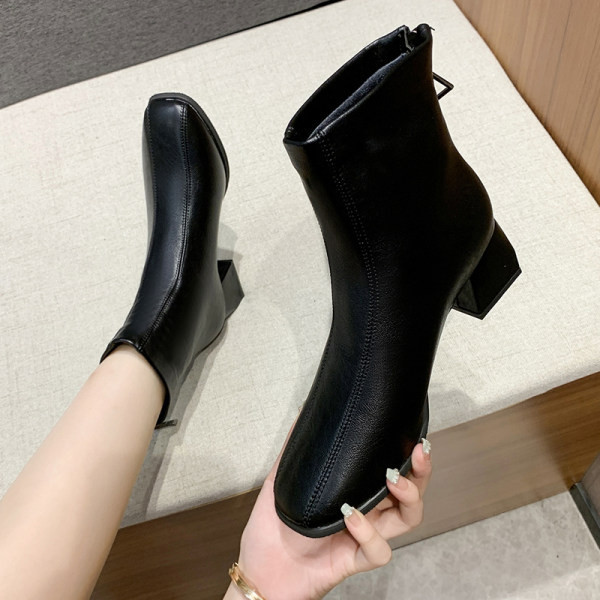 Дамски боти от еко кожа с или без топла подплата