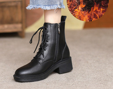 Női csizma sima modell - meleg béléssel vagy anélkül