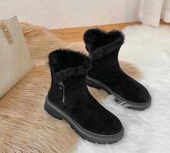 Alkalmi női csizma meleg béléssel