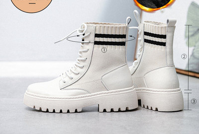 Új fűzős női csizma modell - eco bőr