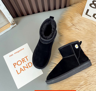 Női téli csizma öko velúrból meleg béléssel - többféle színben