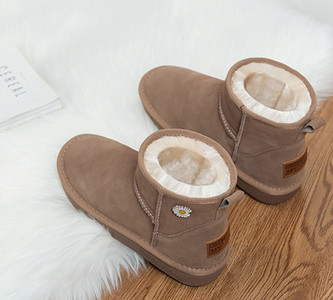 Női téli csizma öko velúrból meleg béléssel - többféle színben