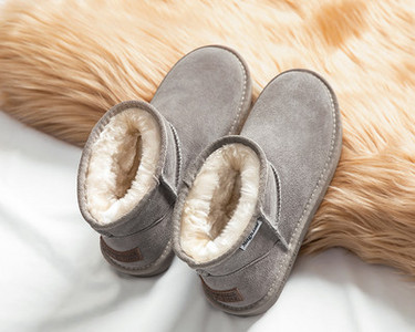 Női téli csizma öko velúrból meleg béléssel - többféle színben