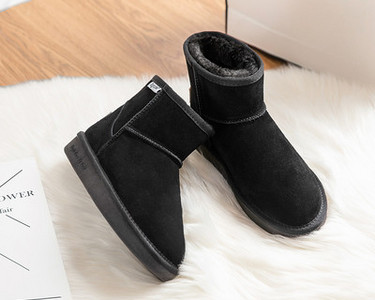 Női téli csizma öko velúrból meleg béléssel - többféle színben