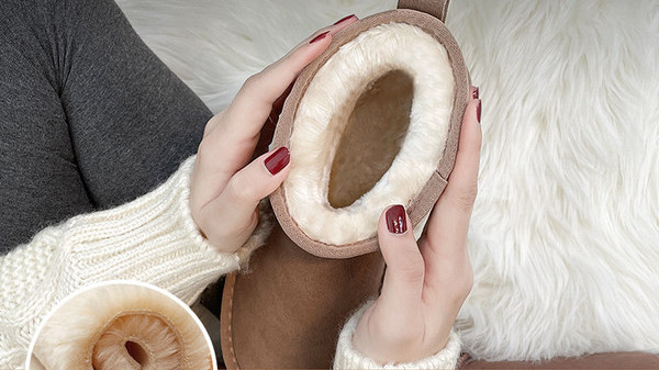 Női téli csizma öko velúrból meleg béléssel - többféle színben