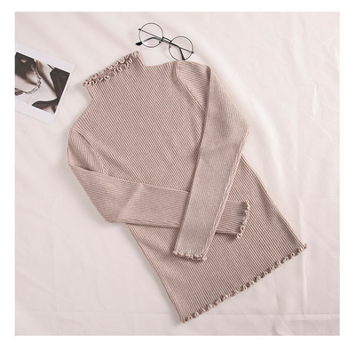 Naiste vabaaja kampsun pikkade varrukate ja lokkidega