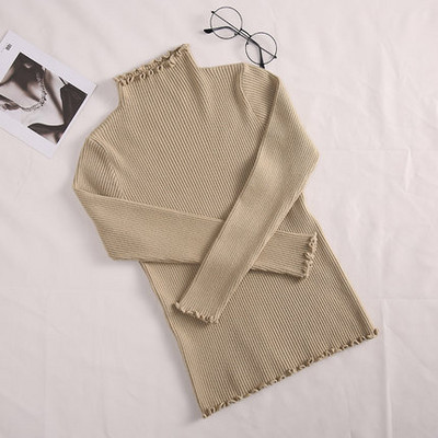 Naiste vabaaja kampsun pikkade varrukate ja lokkidega