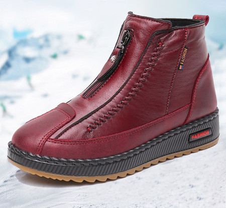 Sooja voodriga vabaaja naiste nahksaapad