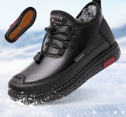 Fekete és bordó fűzős női bőrcsizma