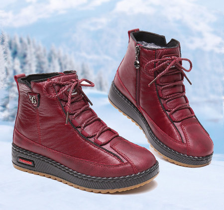 Naiste kunstnahast paeltega talvesaapad