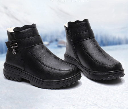 Naiste soojad metallielemendi ja kareda tallaga saapad