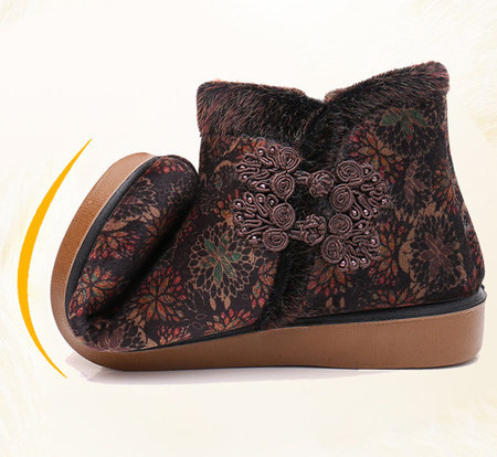 Naiste sooja voodriga talvesaapad