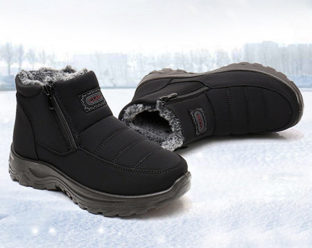 Naiste sooja voodri ja lukuga talvesaapad