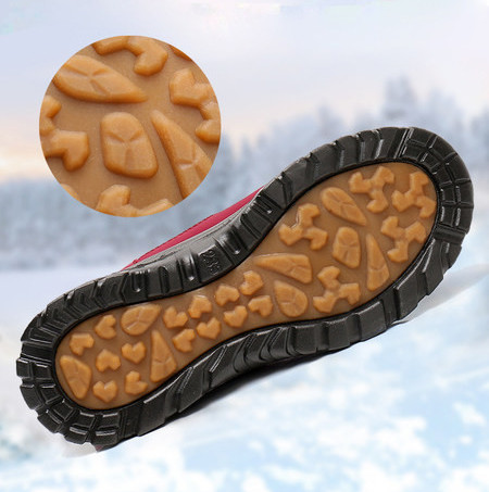 Naiste sooja voodri ja lukuga talvesaapad