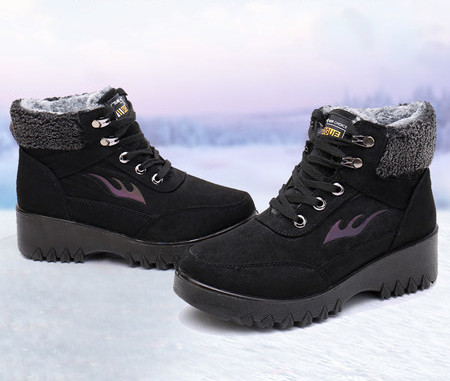 Soe voodri ja paeltega ökoseemisnahast talvesaapad