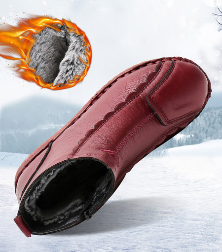 Uus mudel sooja voodriga naiste kunstnahast saapad