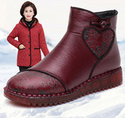 Lameda talla ja tikitud lilledega naiste saapad