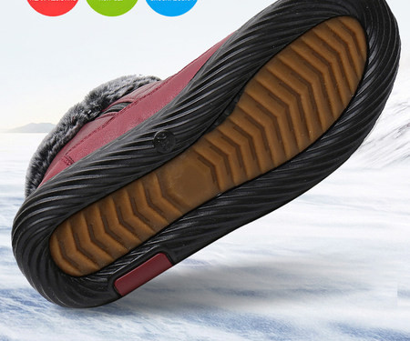 Sooja voodriga pahkluuni ökonahast talvesaapad